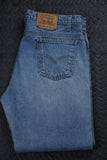 Vintage 1995 Levi's 505 Orange Tab Jeans Size 38x30