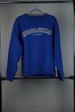 Thrifted Gear for Sports Blue Crewneck Pullover Sweatshirt Size Medium