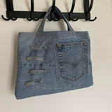 Upcycled Levi’s denim tote bag