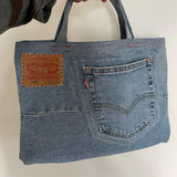 Upcycled Levi’s denim tote bag