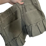 Women's Khaki and Green Skirt